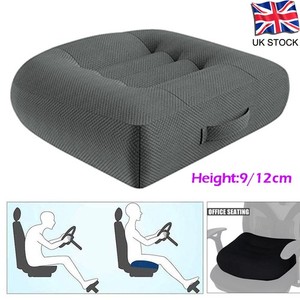 VOOCKI Car Booster Seat Cushion, Extra Large Thick Leather Cushions For Adult Driving