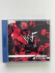 WWF Attitude (Sega Dreamcast, 1999) Game with Manual &Jewel Case