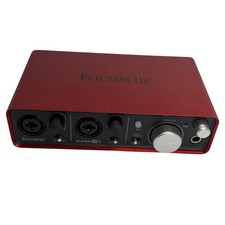 Focusrite Scarlett 2i2 USB Audio Interface Red 1st Gen 2-In/2-Out Unit Only