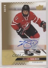 2022 Team Canada Juniors Women's WC Signatures Jillian Saulnier #46 Auto 0i47