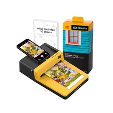KODAK Dock ERA Plus 4PASS Instant Photo Printer, 4x6 inches, 90 Sheets Bundle