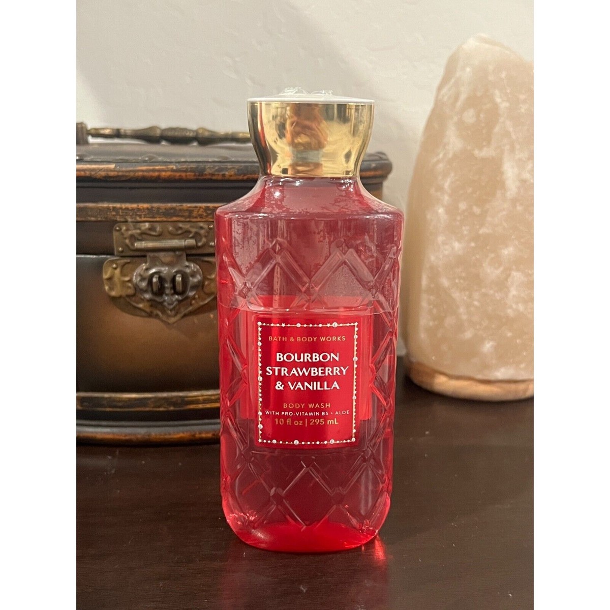 Bourbon Strawberry Vanilla by Bath Body Works Body Wash 10 NEW