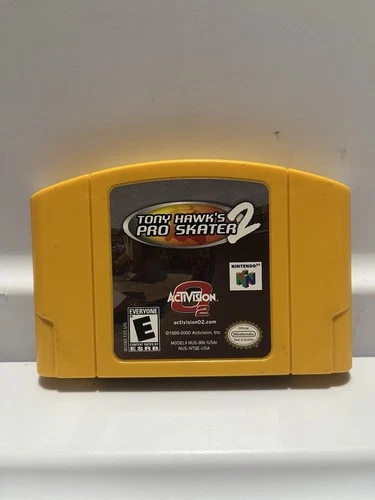 TONY HAWK'S PRO SKATER 2 Nintendo 64 N64  ~Authentic, Cleaned & Tested
