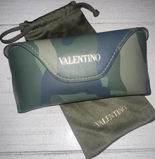 Valentino Eyeglass Case With Drawstring Pouch - Camo