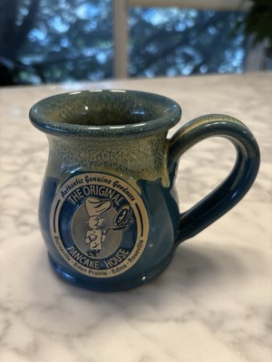 The Original Pancake House Deneen Pottery Edina Eden Prairie MN 10 Oz Blue Mug