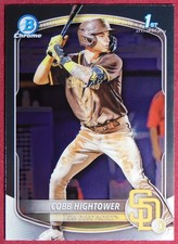 2025 Bowman Chrome Prospects #BCP-104 Cobb Hightower San Diego Padres