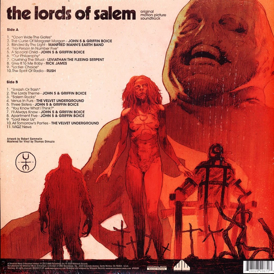 V.A. - OST The Lords Of Salem (Vinyl 2LP - 2021 - US - Original) - Bild 2 von 2