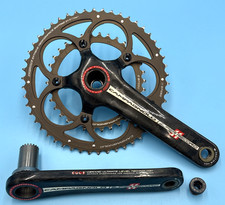 Manovella compatta Campagnolo SUPER RECORD Titanio 175mm 50/34 11 velocità ultracoppia