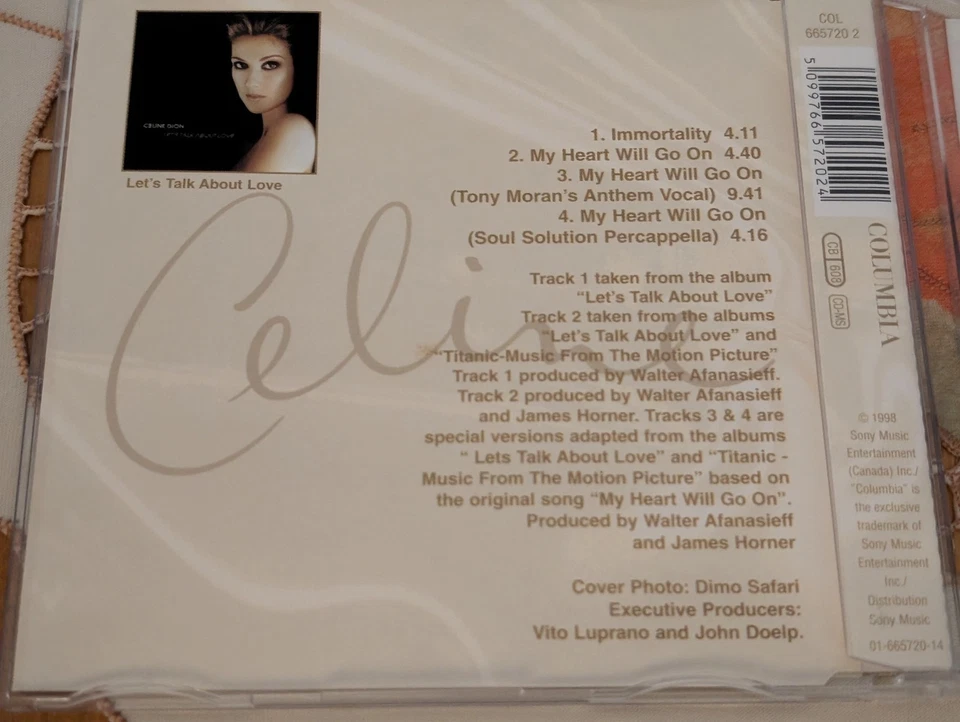 Celine Dion with Special Guests The Bee Gees - Immortality - 1997 - 4 Tracks - Bild 2 von 4