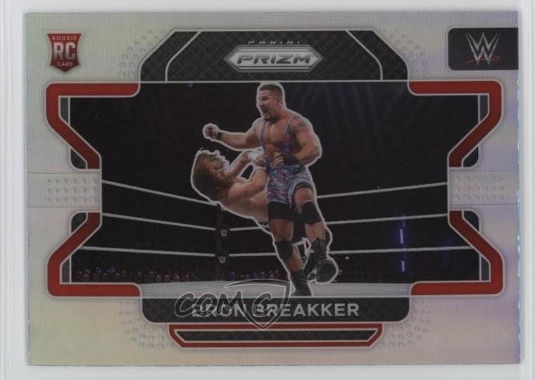 2022 Panini Prizm WWE Silver Prizm Bron Breakker #39 Rookie RC 4aw