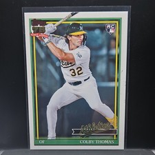 Topps 2026 Series 1 1991 Insert RC Colby Thomas T91-6 Athletics MLB