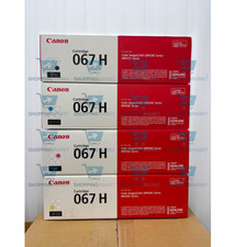Canon 067H High Yield Toner Cartridge Black, Cyan, Magenta,Yellow 4-Pack Sealed