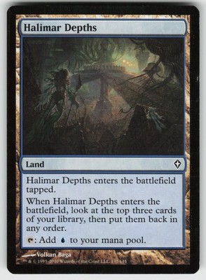 Halimar Depths C Worldwake 137 MTG