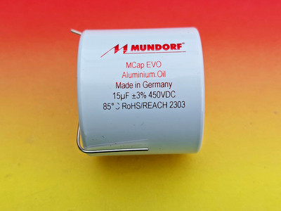 MUNDORF MCAP EVO OIL 15µf 450V innovativer audiophiler Kondensator