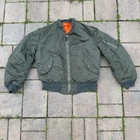 Vintage 60s 70s Vietnam Era USAF MA-1 Military Winter Flying Jacket Size Small