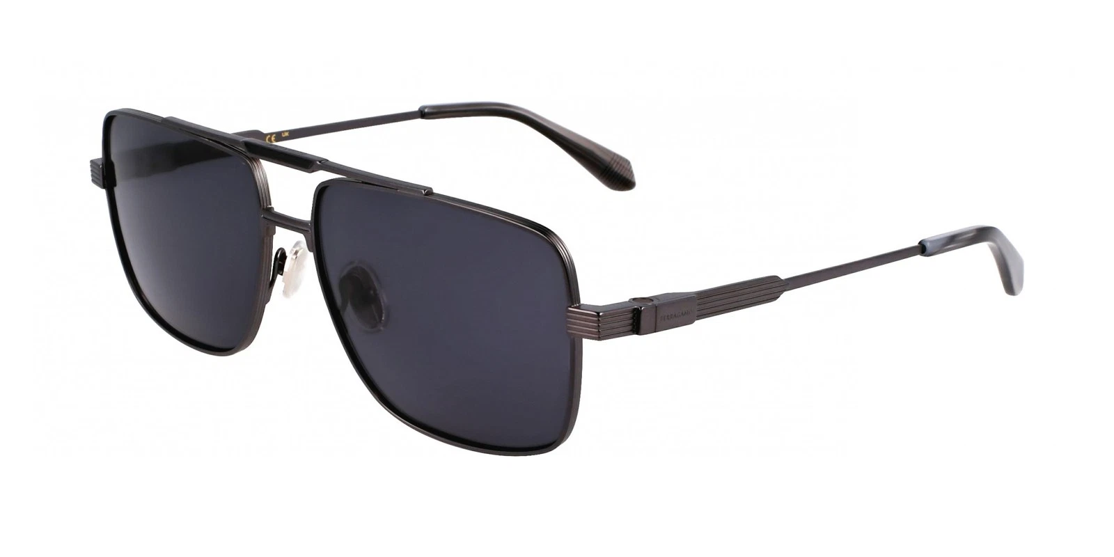 Ferragamo — Ferragamo SF318S Matte Gunmetal 60/15/145 Men's Sunglasses