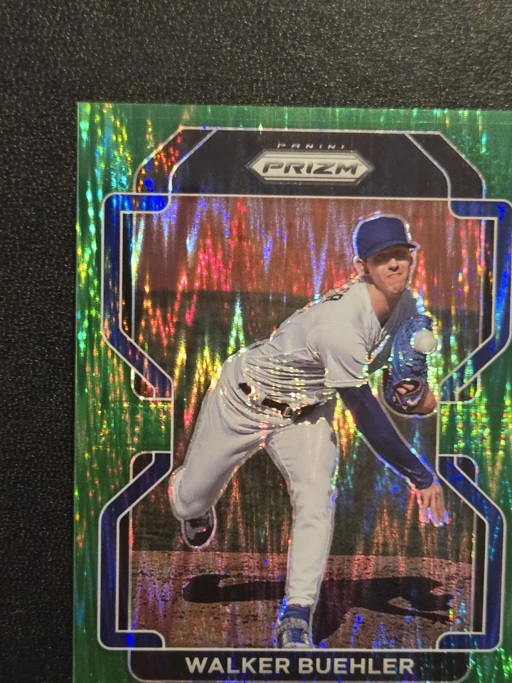 Walker Buehler 2022 Prizm #72 Forrest Green Flash Prizm #/5 - Image 2 of 4