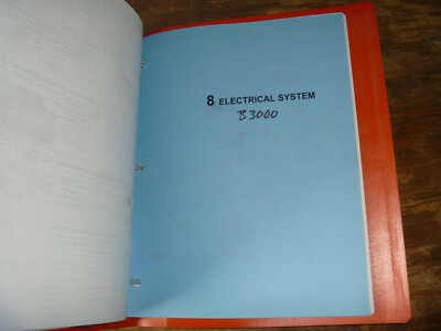 Kubota B3000 Tractor Electrical Wiring Diagram Manual | eBay