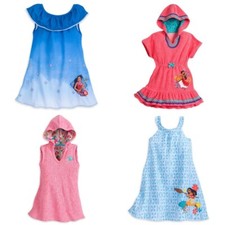 Disney Store Elena of Avalor Moana Ariel Little Mermaid Swim Cover UP Summer NEW