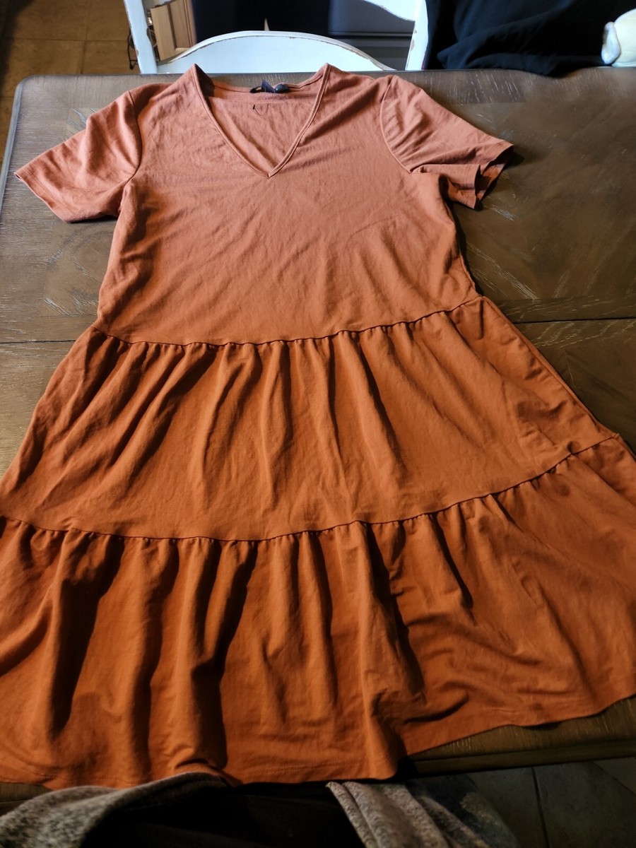 primark brown dress Size 8 primary-color:White PS24009 10 / Black Shoe size:EU 46 | US M 12 | US W 13.5 | UK 11
