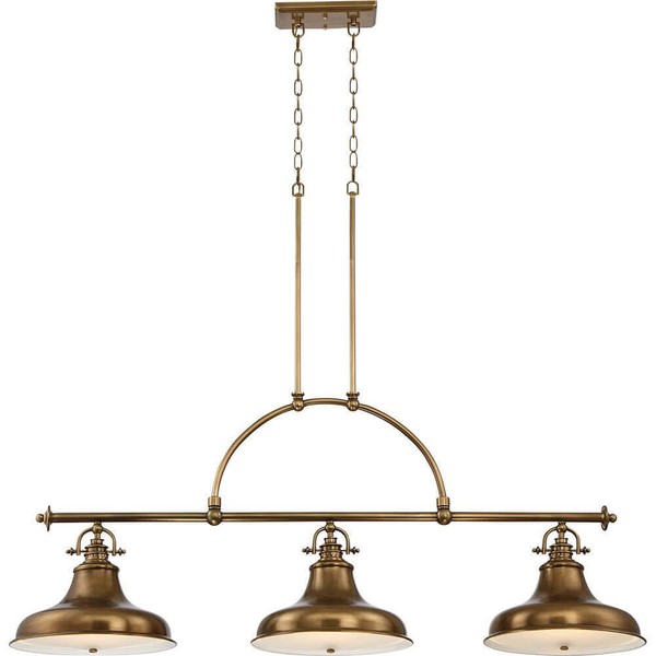Elstead Emery HäNgeleuchte E27 3-Fach 56Cm Verwittertes Messing-image