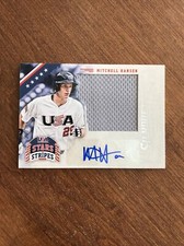 Mitchell Hansen 2015 USA Baseball Stars Silhouettes Patch Auto #76 Dodgers /99
