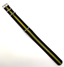 Chopard Grand Prix de Monaco 21mm Black Fabric Watch Strap New Authentic OEM