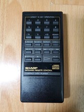 GENUINE SHARP RRMCGO153AFSA INFRARED REMOTE FOR COMPACT DISC PLAYER