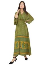 Wholesale 10PC Vintage Silk Saree Kaftan Kimono Women Holiday Silk Caftan Dress