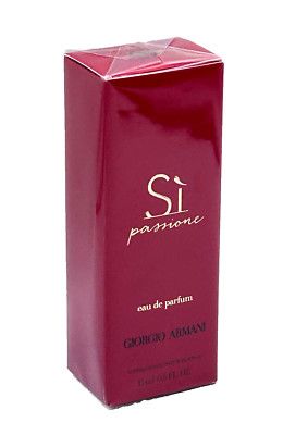 Giorgio Armani Sì Passione Eau de Parfum   15 ml / 0.5 fl oz   NEW & SEALED