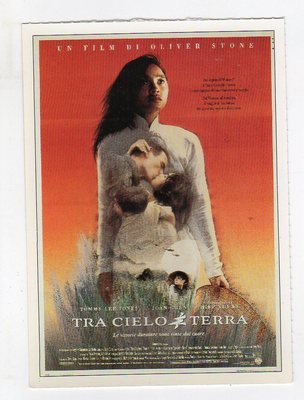 card Ciak MR. BETWEEN HEAVEN AND EARTH TOMMY LEE JONES, JOAN CHEN