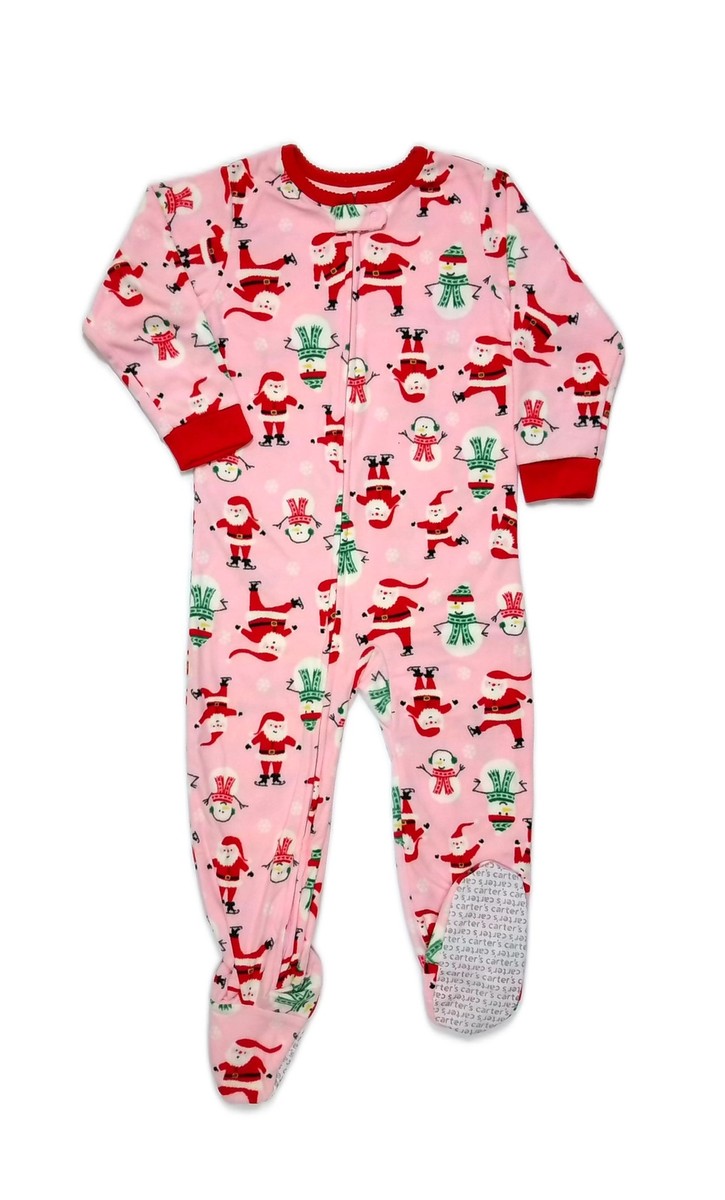 Fleece Pajamas Carters Girl Christmas Pajamas Carters Snowman