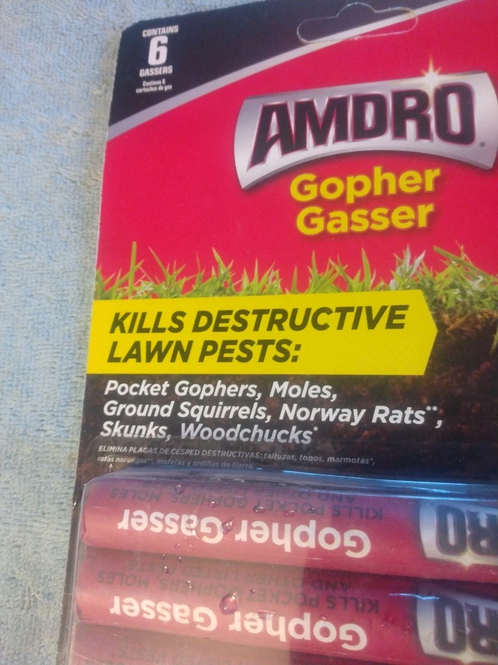 Amdro Gopher Gasser For Destructive Lawn Pests NIB - Image 3 of 4