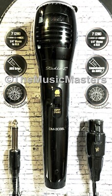 Dynamic Handheld Microphone Karaoke DJ Vocal Mic On/Off Switch 1/4