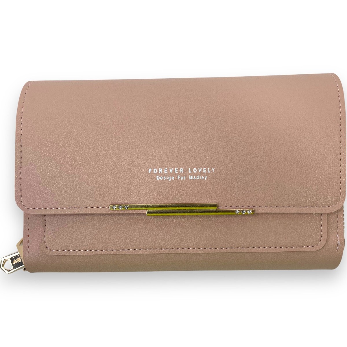 Forever Lovely Design For Madley Pink Faux Leather Wallet Purse