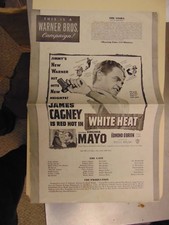 James Cagney White Heat Original Pressbook #M8202