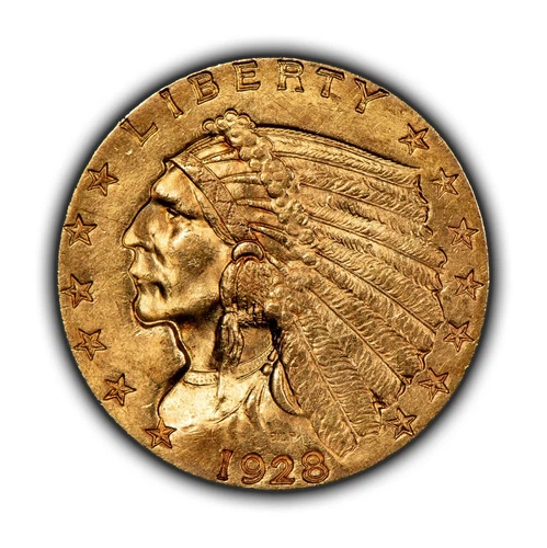 1928-P Indian Quarter Eagle — photo from the most recent tracked eBay sale