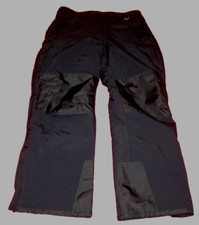 Slalom Mens Size S Black Full Leg Side Zip Lined Snowboard Ski Pants