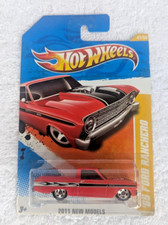 Hot Wheels '65 Ford Ranchero 2011 New Models Red NEW SEE VIDEO $1 Combined Ship
