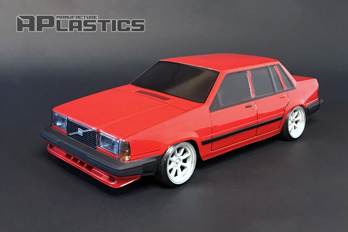 RC Body Car Drift Touring 1:10 Volvo 740 744 760 Sedan style