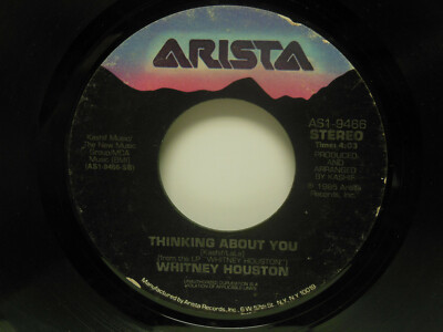 Whitney Houston: Greatest Love of All / Thinking About You. 45 RPM