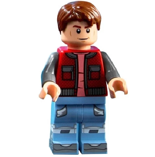 NEW LEGO MARTY McFLY MINIFIG back to the future 10300 minifigure