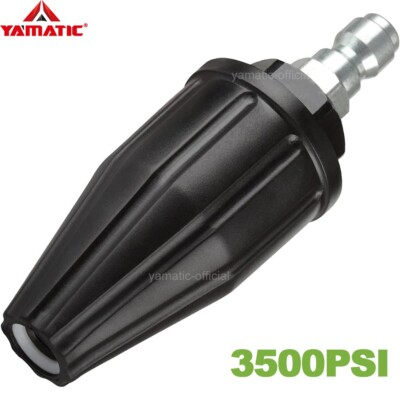 #ad YAMATIC 3500 PSI 4.0 GPM Turbo Nozzle Tip for Pressure Washer 1 4quot; QC Plug $24.35
