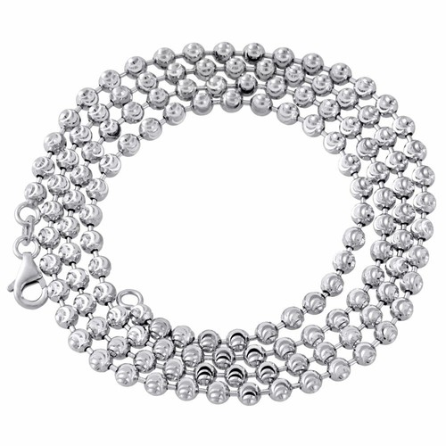 Italian Beaded Ball Chain Necklace 22 