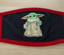 Star Wars Baby Yoda Washable Reusable Face Mask-2 Pack Mouth Mask Cover New
