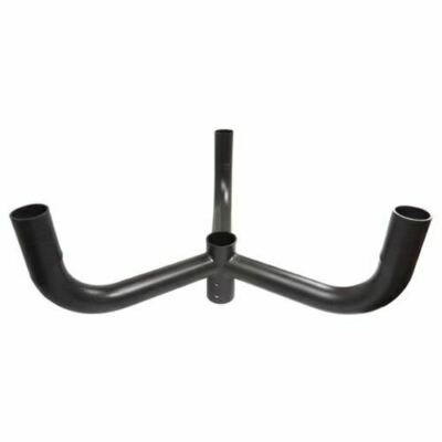 120 Degree Round Triple Bullhorn Tenon ADAPTER for 3 LED Street Light fixtures