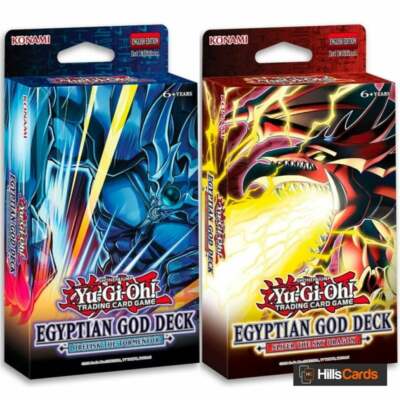 YuGiOh Egyptian God Structure Decks Obelisk & Slifer :Choose