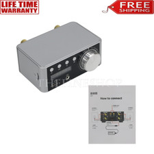 Bluetooth 5.0 Digital Power Amplifier HiFi Class D 50Wx2 USB TF Card Aux Player