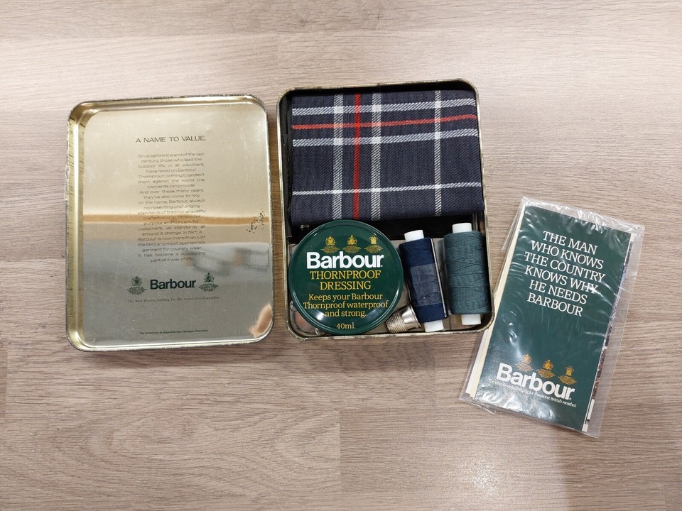 Barbour Waxed Jacket Thornproof Repair Kit, Read Description eBay