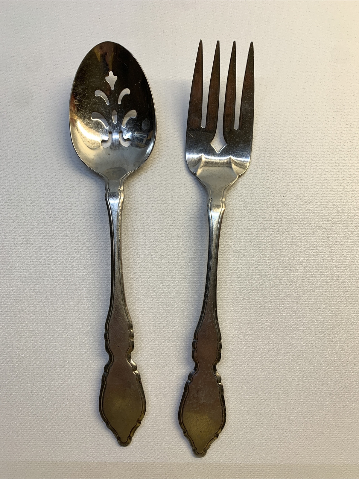 OCO Oneida Classic MoodDeauvillePrescott Serving Spoon Fork Stainless Flatware eBay